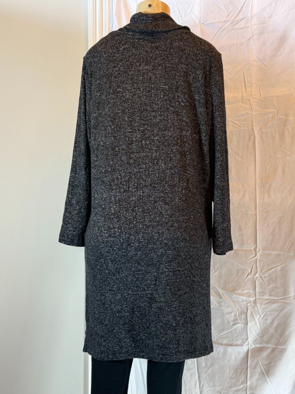 Old Navy Soft long sleeve charcoal shirt dress, women's XL too cute!
